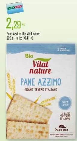 Offerta per Bio - Vital - Pane Azzimo  Nature a 2,29€ in Coop