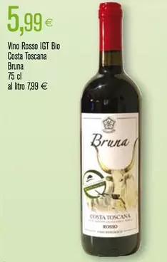 Offerta per Bio - Costa Toscana - Vino Rosso IGT a 5,99€ in Coop