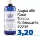 Offerta per Acqua Alle Rose - Rinfrescante -  Tonico a 3,2€ in Beauty Si