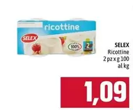 Offerta per Selex - Ricottine a 1,09€ in Emi