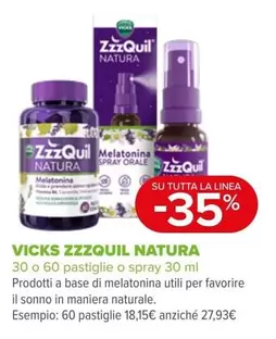 Offerta per Vicks - Zzzquil Natura a 18,15€ in Dr.Max