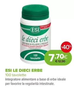 Offerta per Esi Le Dieci Erbe a 7,7€ in Dr.Max