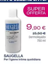 Offerta per Saugella - Dermoliquido a 9,9€ in Lloyds Farmacia/BENU