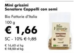 Offerta per Senatore - Mini Grissini  Cappelli Con Semi a 1,66€ in NaturaSì