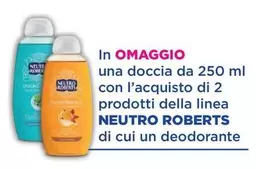 Offerta per Neutro Roberts - In Omaggio in Acqua & Sapone