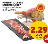 Offerta per Prosciutto Crudo San Daniele DOP a 2,29€ in PENNY