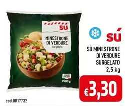 Offerta per Sù - Minestrone Di Verdure Surgelato a 3,3€ in C+C