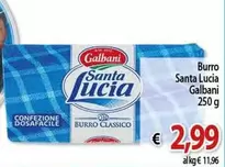 Offerta per Galbani - Burro Santa Lucia a 2,99€ in Vivo Supermercati