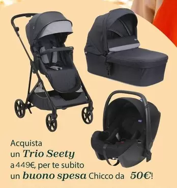 Offerta per Chicco - Acquista Un Trio Seety a 50€ in Babyland