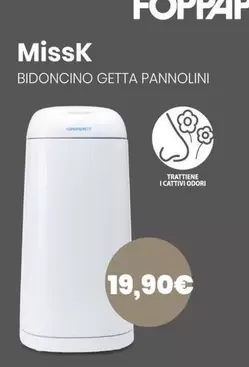 Offerta per Miss - Bidoncino Getta Pannolini a 19,9€ in Babyland