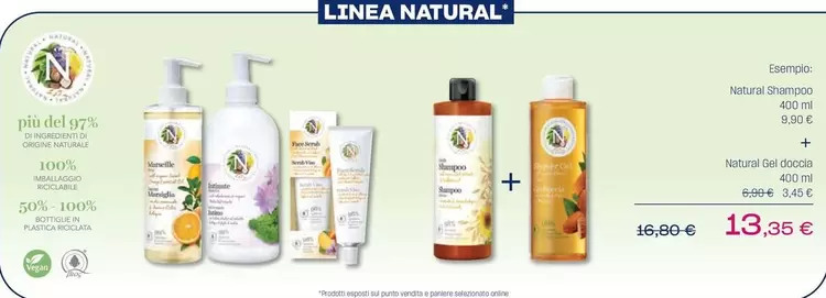 Offerta per Natural - Shampoo + Gel Doccia a 13,35€ in Lloyds Farmacia/BENU