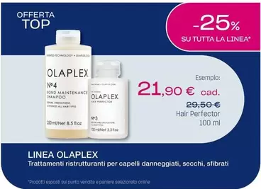 Offerta per Olaplex - Linea a 21,9€ in Lloyds Farmacia/BENU