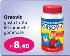 Offerta per Orsovit - Gusto Frutta 60 Caramelle Gommose a 8,4€ in Mia Farmacia