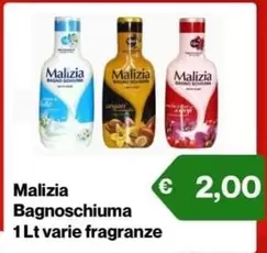 Offerta per Malizia - Bagnoschiuma a 2€ in Supermercato La Rondine