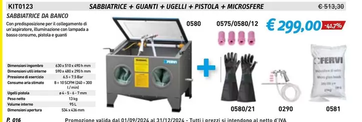 Offerta per Basso - KITO123 SABBATRICE DA BANCO a 299€ in Fervi