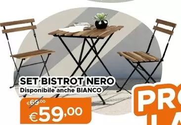 Offerta per Set Bistrot Nero a 59€ in Brigros