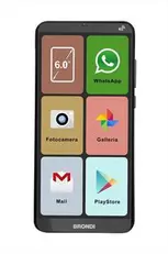 Offerta per BRONDI Amico Smartphone XL 4G Nero IT a 78€ in Vi.Matel
