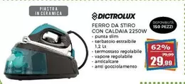 Offerta per Dictrolux - Ferro Da Stiro Con Caldaia a 29,99€ in Happy Casa Store