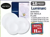 Offerta per Luminarc - Servizio Da Tavola Plumi a 11,99€ in Happy Casa Store