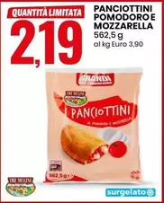 Offerta per Tre Mulini - Panciottini Pomodoro E Mozzarella a 2,19€ in Eurospin