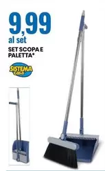 Offerta per Sistema Casa - Set Scopa E Paletta a 9,99€ in Eurospin