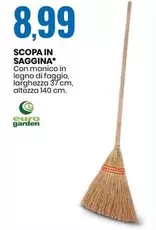 Offerta per Euro Garden Scopa In Saggina a 8,99€ in Eurospin