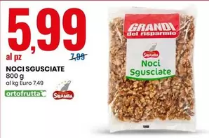 Offerta per Mister Sibamba Noci Sgusciate a 5,99€ in Eurospin