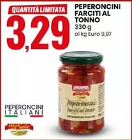 Offerta per Delizie Dal Sole - Peperoncini Farciti Al Tonno a 3,29€ in Eurospin