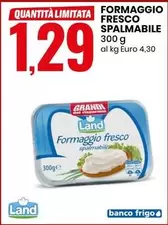 Offerta per Land - Formaggio Fresco Spalmabile a 1,29€ in Eurospin