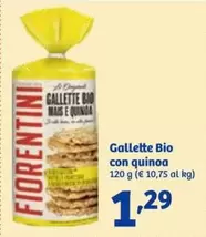 Offerta per Fiorentini - Gallette Bio Con Quinoa a 1,29€ in IN'S