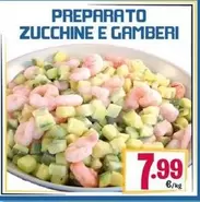 Offerta per Preparato Zucchine E Gamberi a 7,99€ in Eurosurgelati Italia