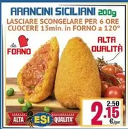 Offerta per Arancini Siciliani a 2,15€ in Eurosurgelati Italia