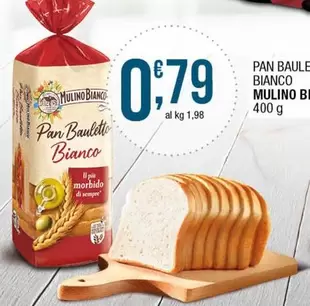 Offerta per Mulino Bianco - Pan Baulet Bianco a 0,79€ in Sidis