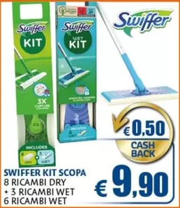 Offerta per Swiffer - Kit Scopa 8 Ricambi Dry a 9,9€ in Casa & Co