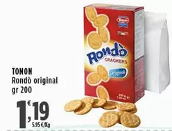 Offerta per Rondò - Tonon - Rondì Original a 1,19€ in Carrefour Express