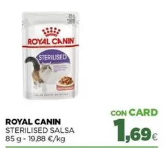 Offerta per Royal Canin - Sterilised Salsa a 1,69€ in Isola dei Tesori