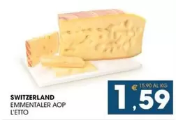 Offerta per Switzerland Emmentaler AOP a 1,59€ in SeBón