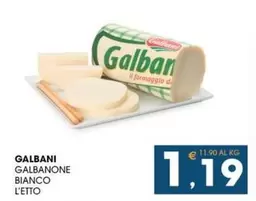 Offerta per Galbani - Galbanone Bianco a 1,19€ in SeBón