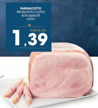 Offerta per Parmacotto - Prosciutto Cotto Alta Qualità a 1,39€ in SeBón