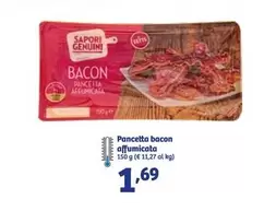 Offerta per Sapori -  Genuini - Pancetta Bacon Affumicata a 1,69€ in IN'S