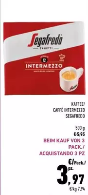 Offerta per Segafredo - Caffe' Intermezzo a 5,95€ in Conad City