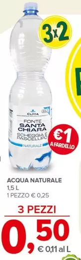 Offerta per Clivia - Acqua Naturale a 0,25€ in Todis