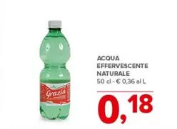 Offerta per Grazia - Acqua Effervescente Naturale a 0,18€ in Todis