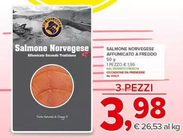 Offerta per The Icelander - Salmone Norvegese Affumicato A Freddo a 1,99€ in Todis