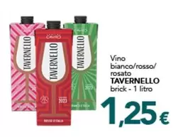 Offerta per Tavernello - Vino Bianco a 1,25€ in Altasfera