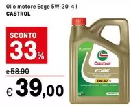 Offerta per Castrol - Olio Motore Edge 5W-30 a 39€ in Iper La grande i