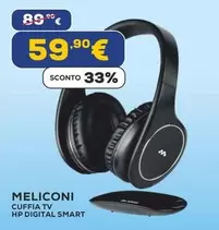 Offerta per Meliconi - Cuffia Tv Hp Digital Smart a 59,9€ in Euronics