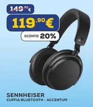 Offerta per Sennheiser - Cuffia Bluetooth-Accentum a 119,9€ in Euronics