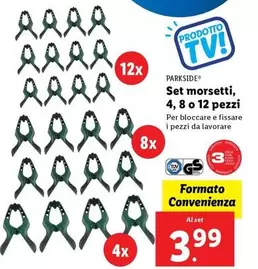 Offerta per Parkside - Set Morsetti, 4,8 O 12 Pezzi  a 3,99€ in Lidl