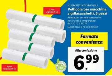 Offerta per Silvercrest Kitchen Tools - Pellicola Per Macchina Sigillasacchetti, 5 Pezzi a 6,99€ in Lidl